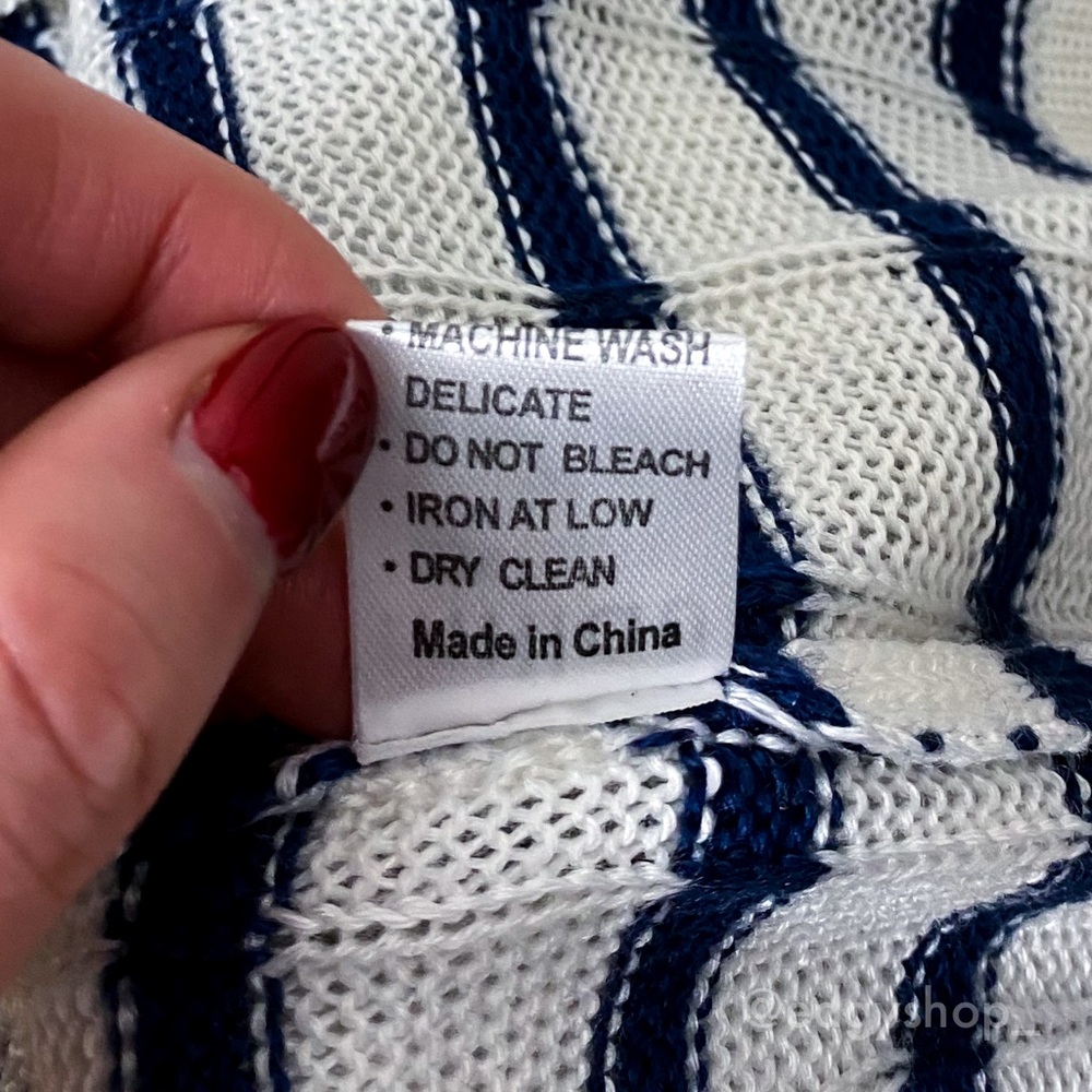 LF | Millau Crop Boxy S/S Striped Sweater - Picture 7 of 7